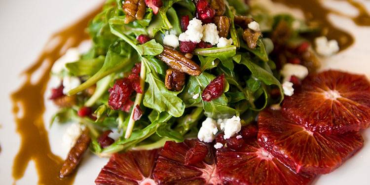 Detailed shot of food on a plate